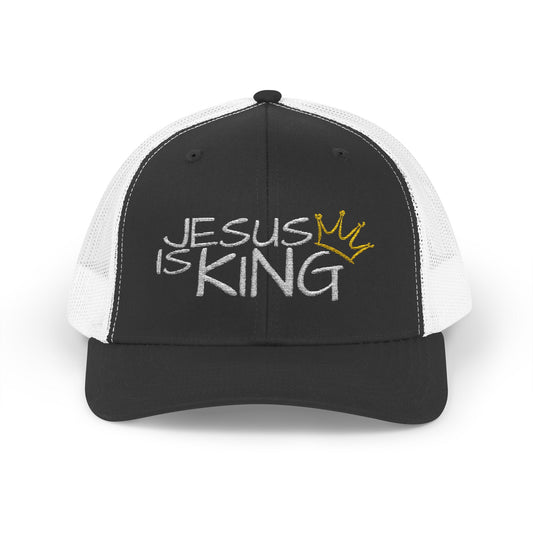 Jesus Is King Snapback Trucker Cap