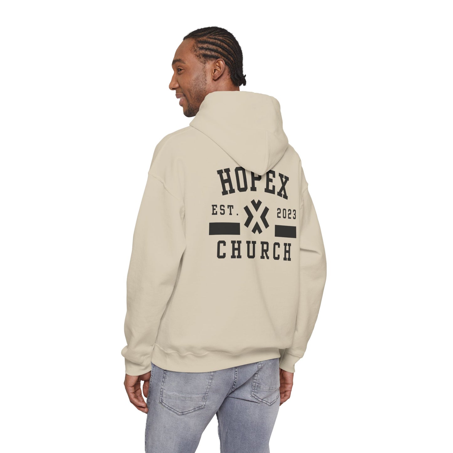 HopeX Church Hoodie — Est. 2023 Logo Pullover