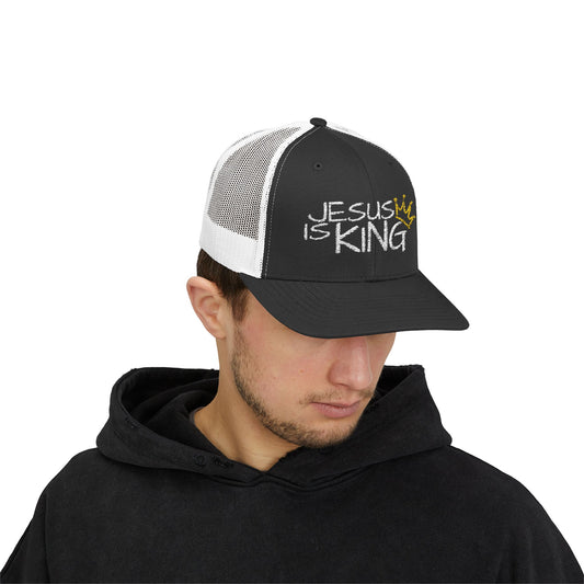 Jesus Is King Snapback Trucker Cap