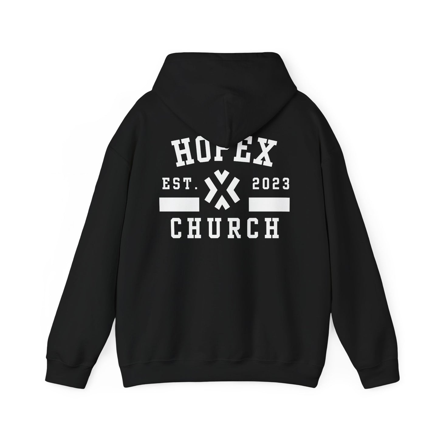HopeX Church Hoodie — Est. 2023 Logo Pullover