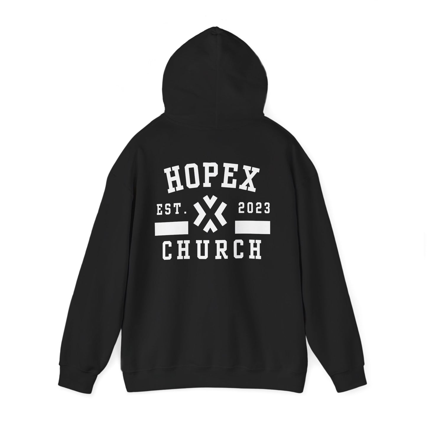 HopeX Church Hoodie — Est. 2023 Logo Pullover