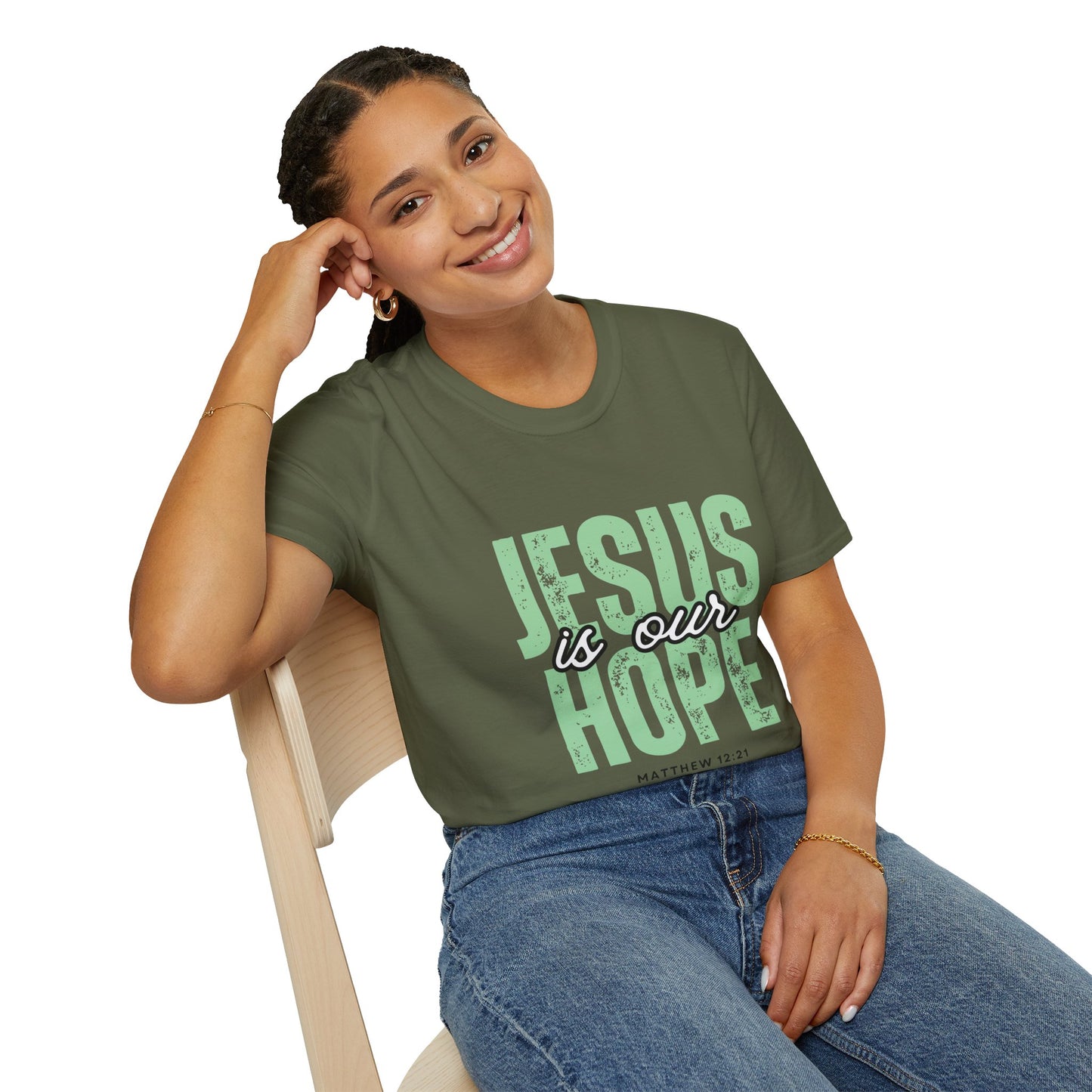 Jesus Is Our Hope T-Shirt — Christian Faith Tee