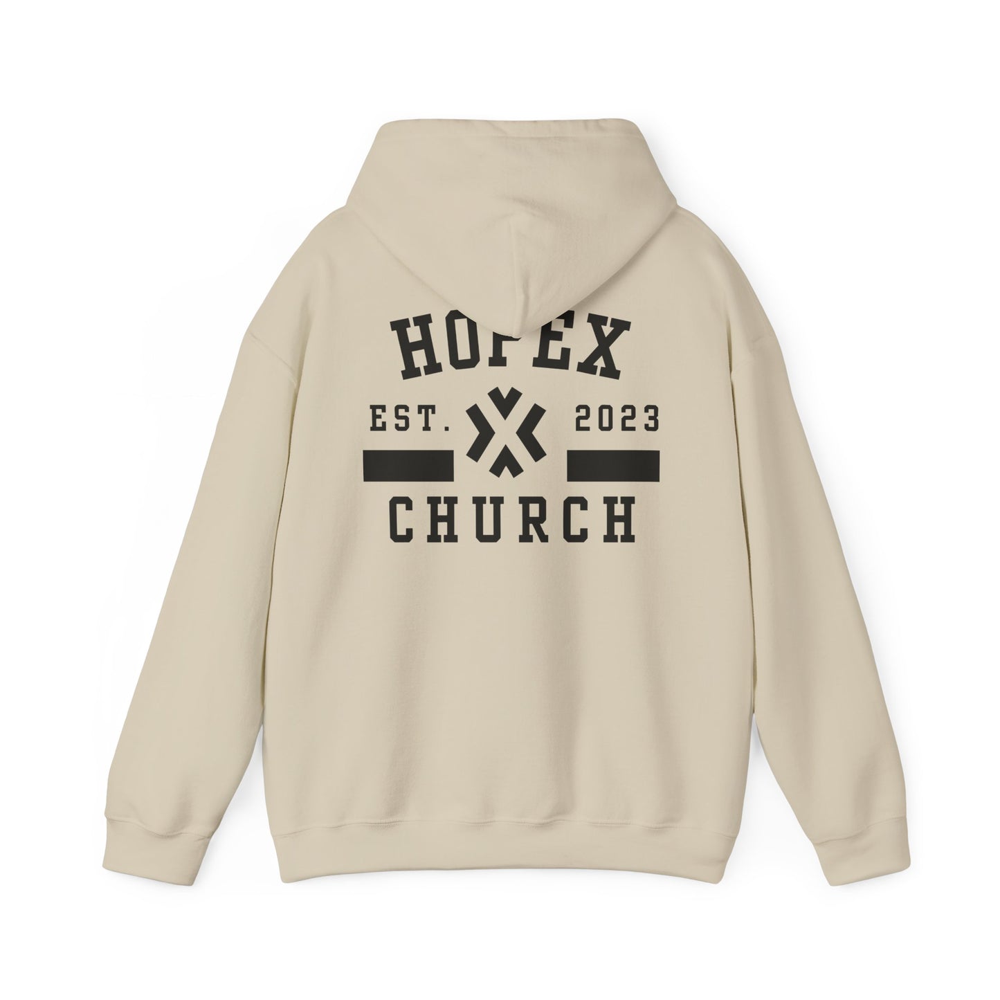 HopeX Church Hoodie — Est. 2023 Logo Pullover