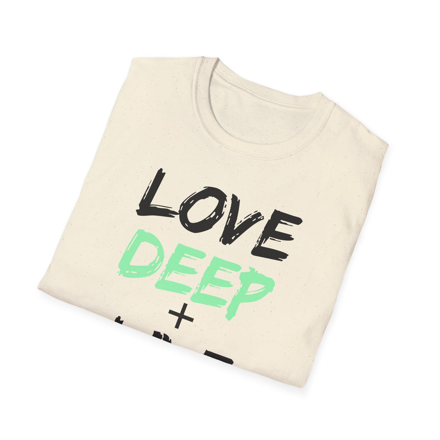 Love Deep + Live Wide T-Shirt — Inspirational Graphic Tee