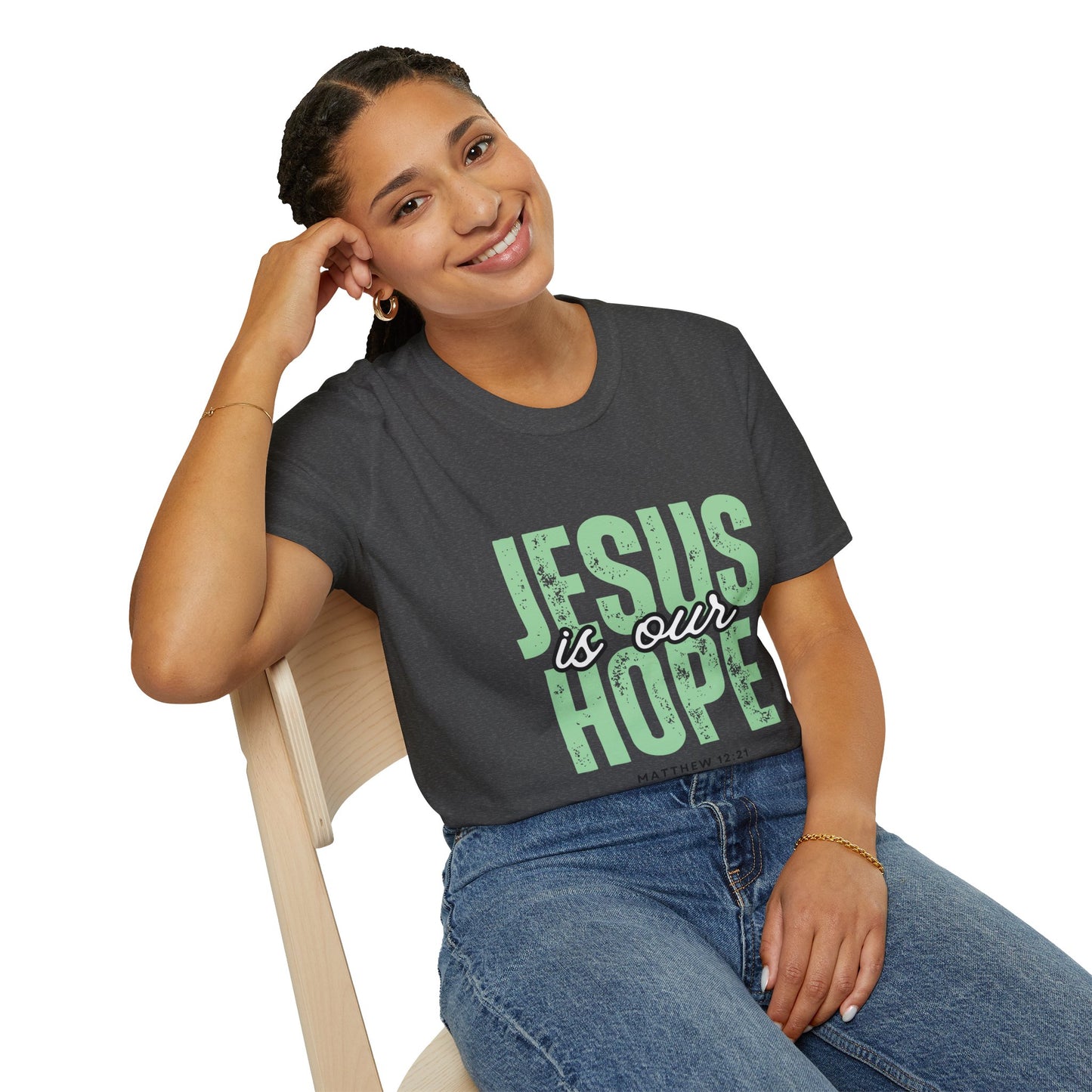 Jesus Is Our Hope T-Shirt — Christian Faith Tee